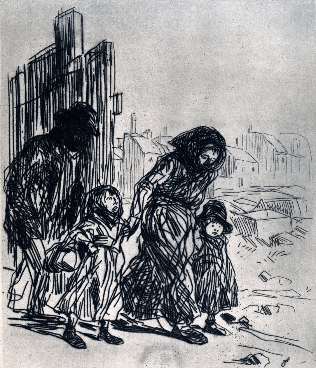 Após a apreensão, 1925. de Jean Louis Forain