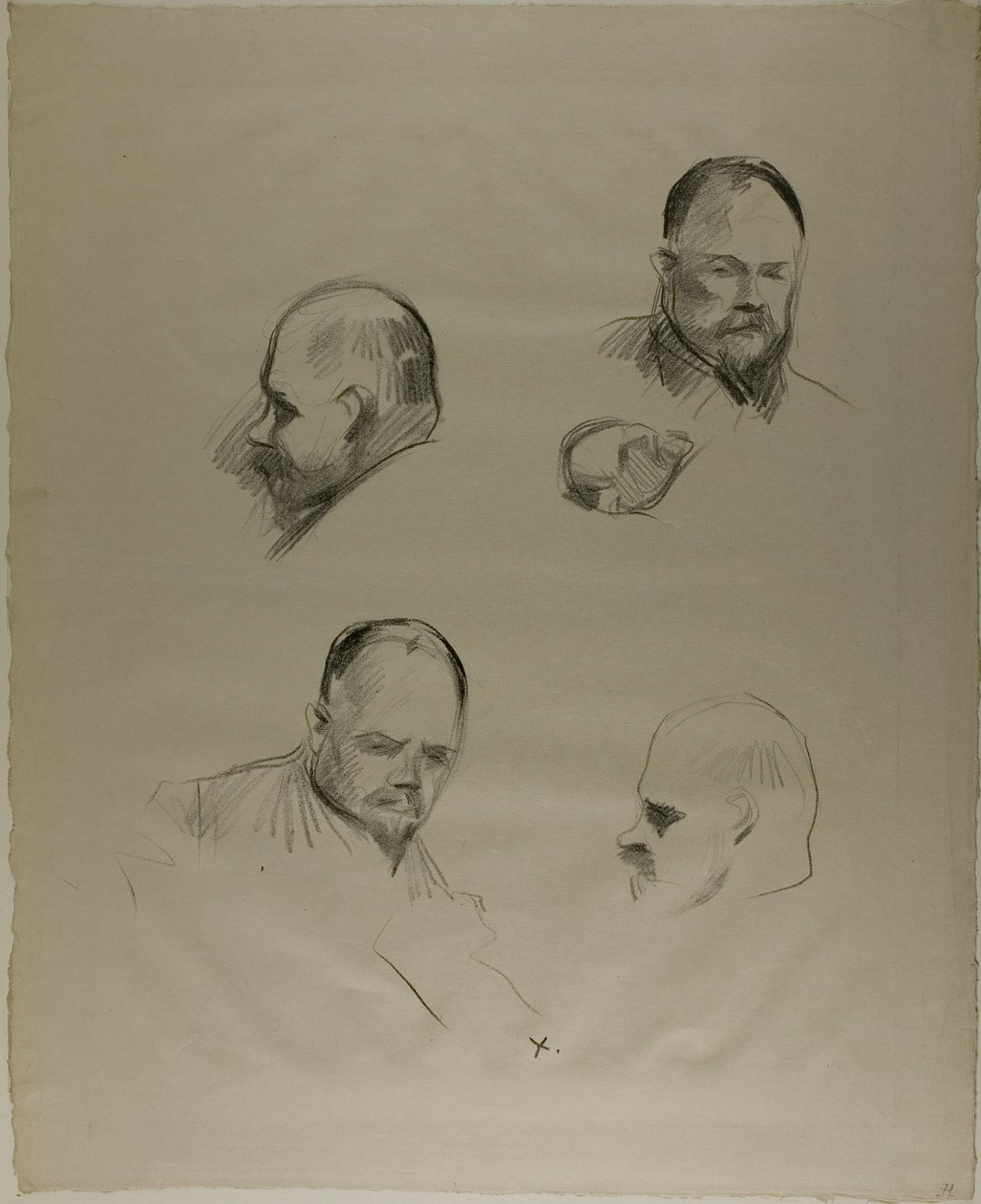 Ambroise Vollard, Quatro Esboços de Jean Louis Forain