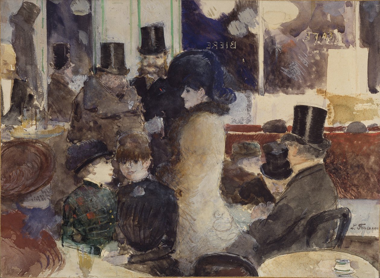 No café de Jean Louis Forain