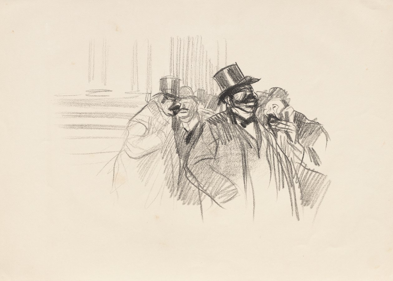 Na Bolsa de Valores de Jean Louis Forain