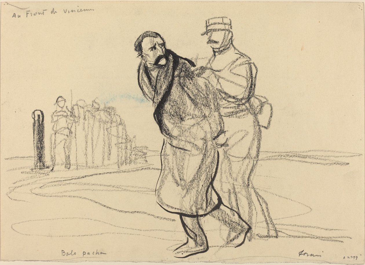Na frente de Vincennes. bolo paxá de Jean Louis Forain