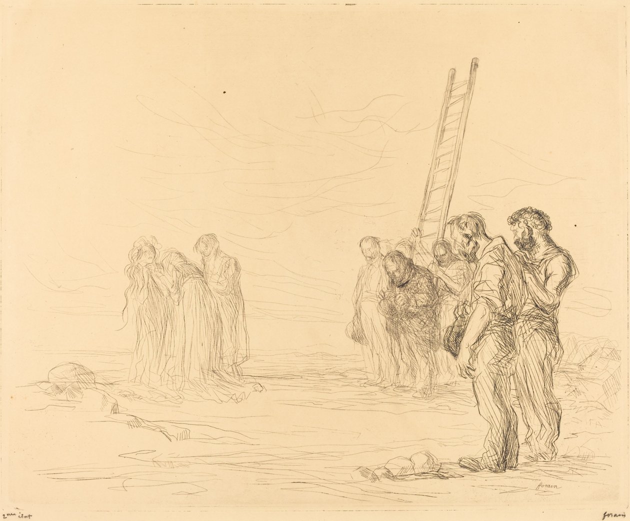 Calvário (primeira placa) de Jean Louis Forain