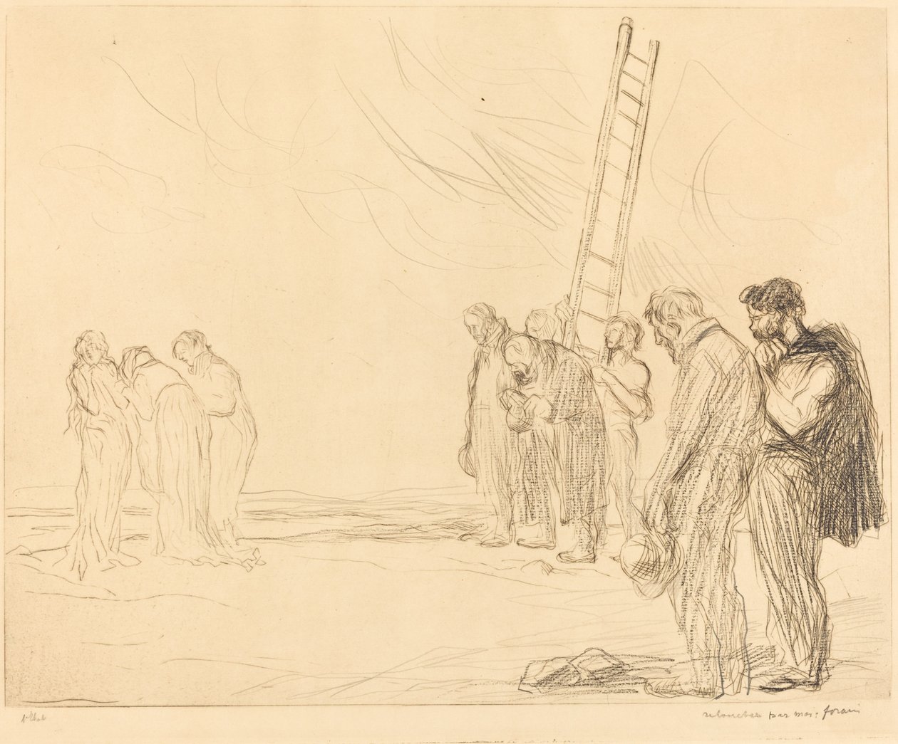 Calvário (segunda placa) de Jean Louis Forain