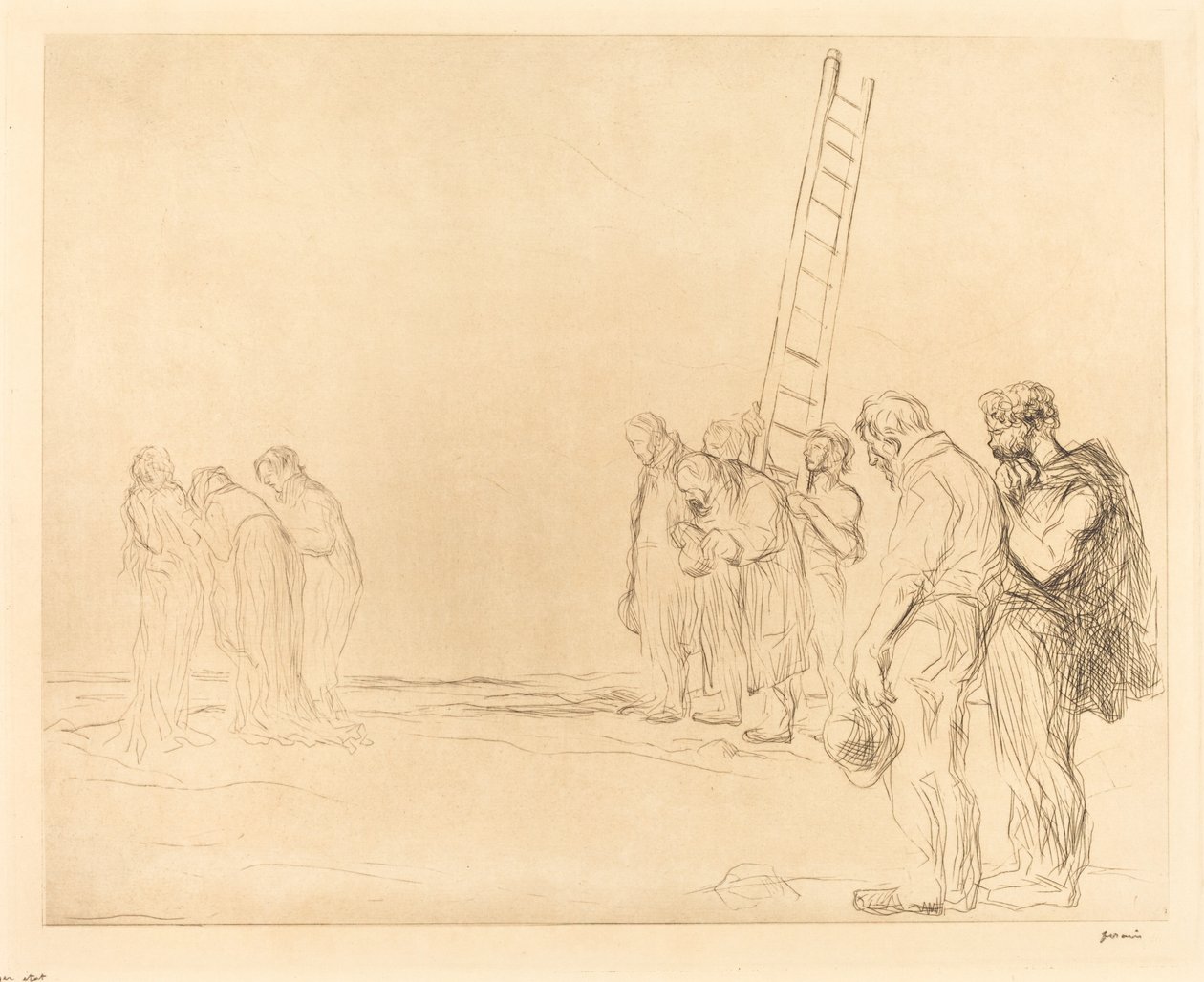 Calvário (segunda placa) de Jean Louis Forain