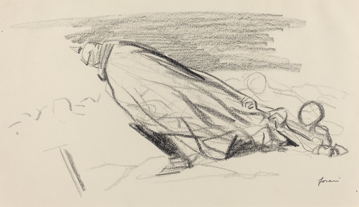 Os da primeira hora. "Senhor! onde estamos em "guerra fresca e alegre"? ..." de Jean Louis Forain