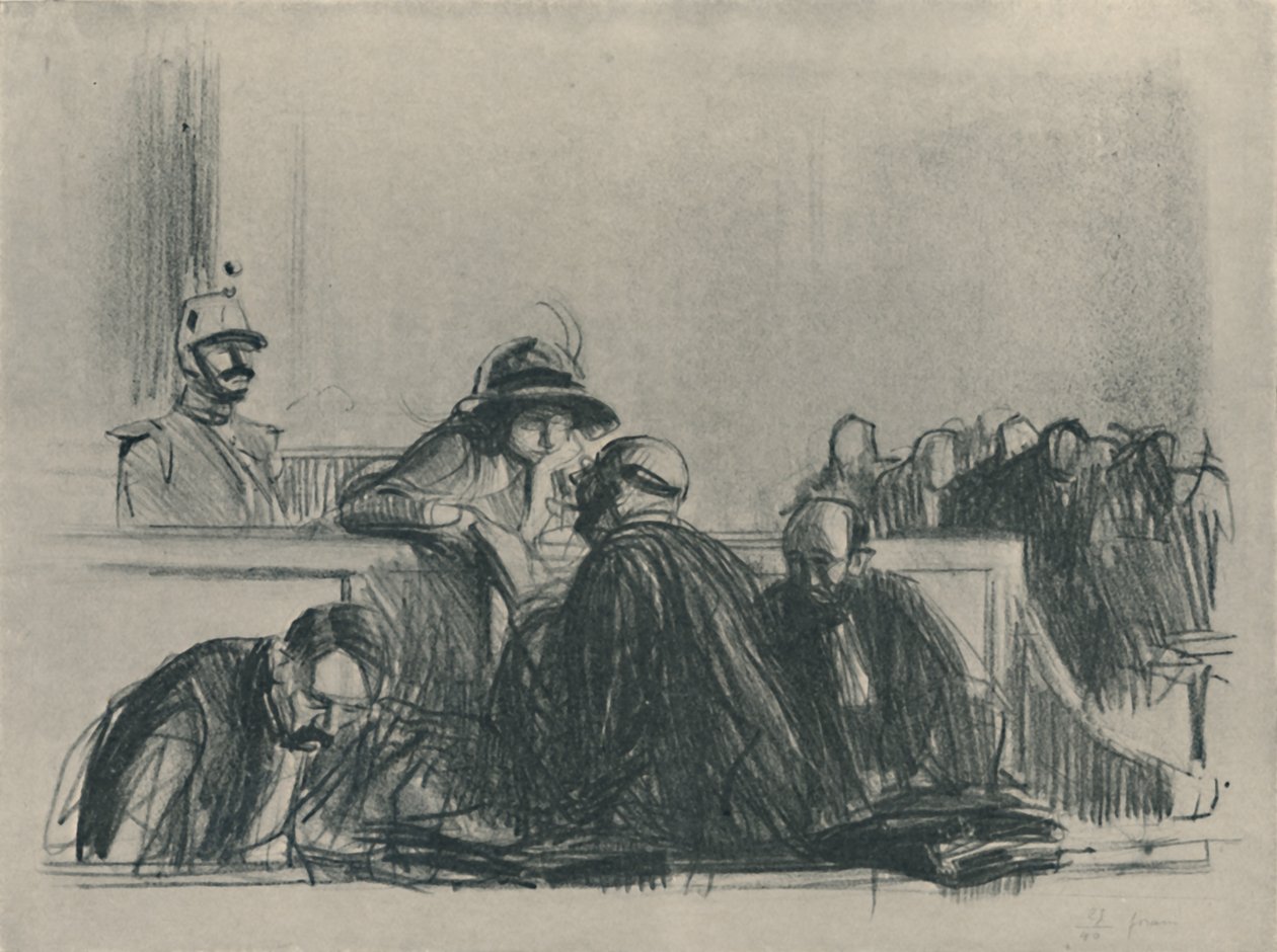 Conselho Jurídico, 1919 de Jean Louis Forain