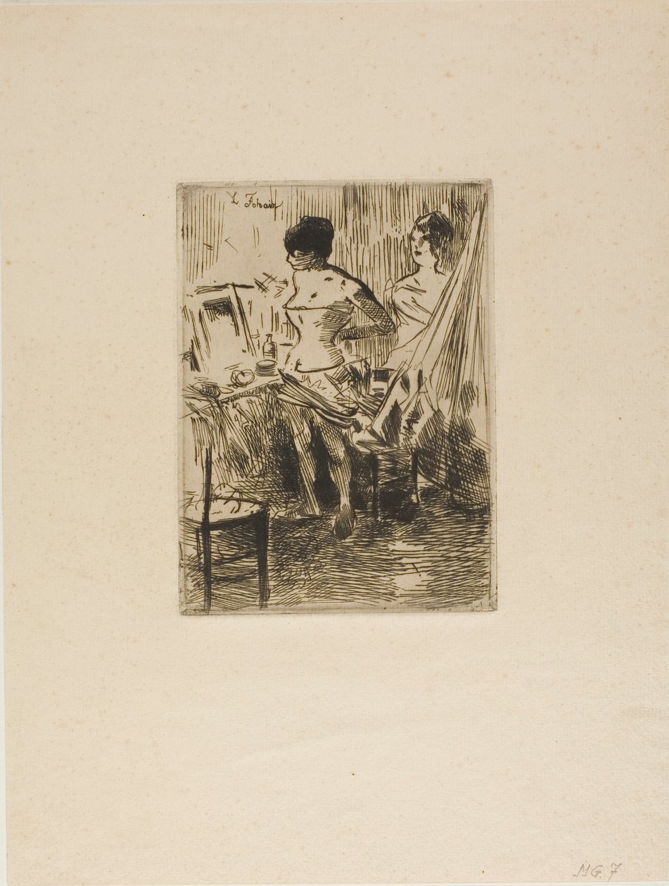 Dançarinos em seu camarim de Jean Louis Forain