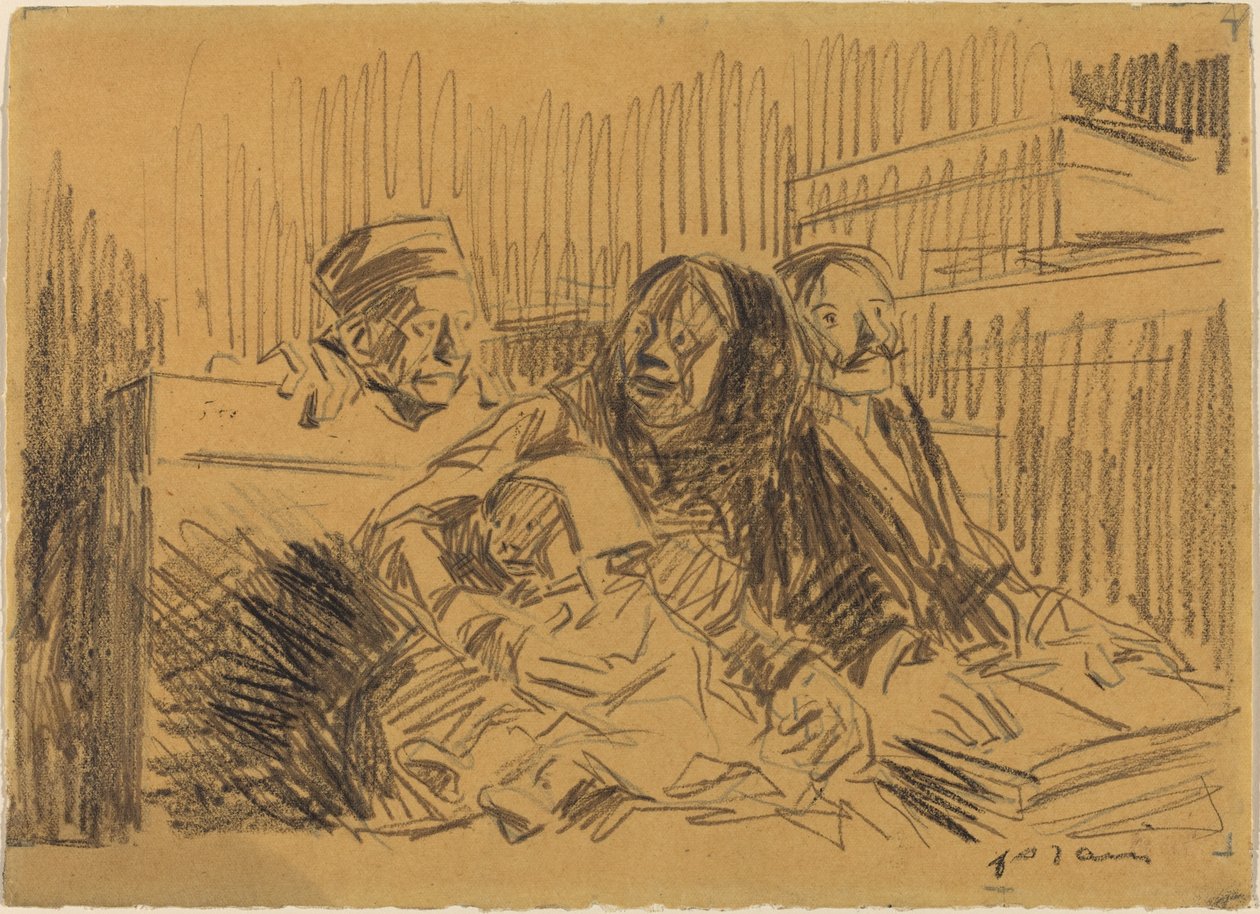 Defensor e Acusador, c. 1908. de Jean Louis Forain