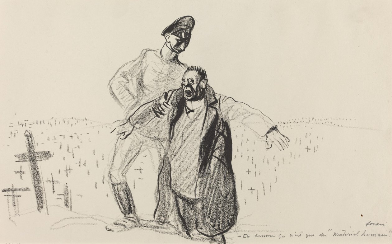 Em suma, é apenas "material humano". de Jean Louis Forain