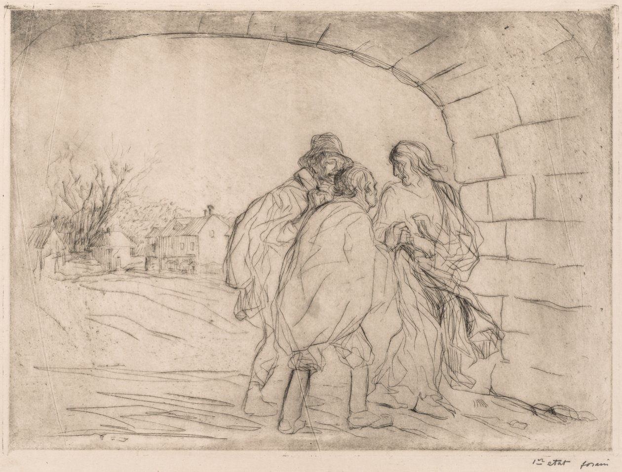 Encontro sob o cofre. de Jean Louis Forain