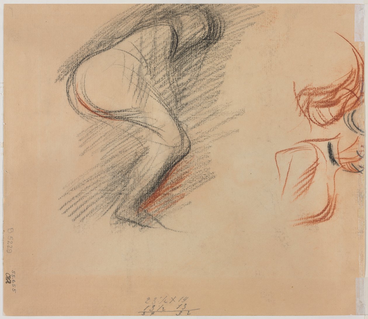 Esboços de Figuras (verso) de Jean Louis Forain