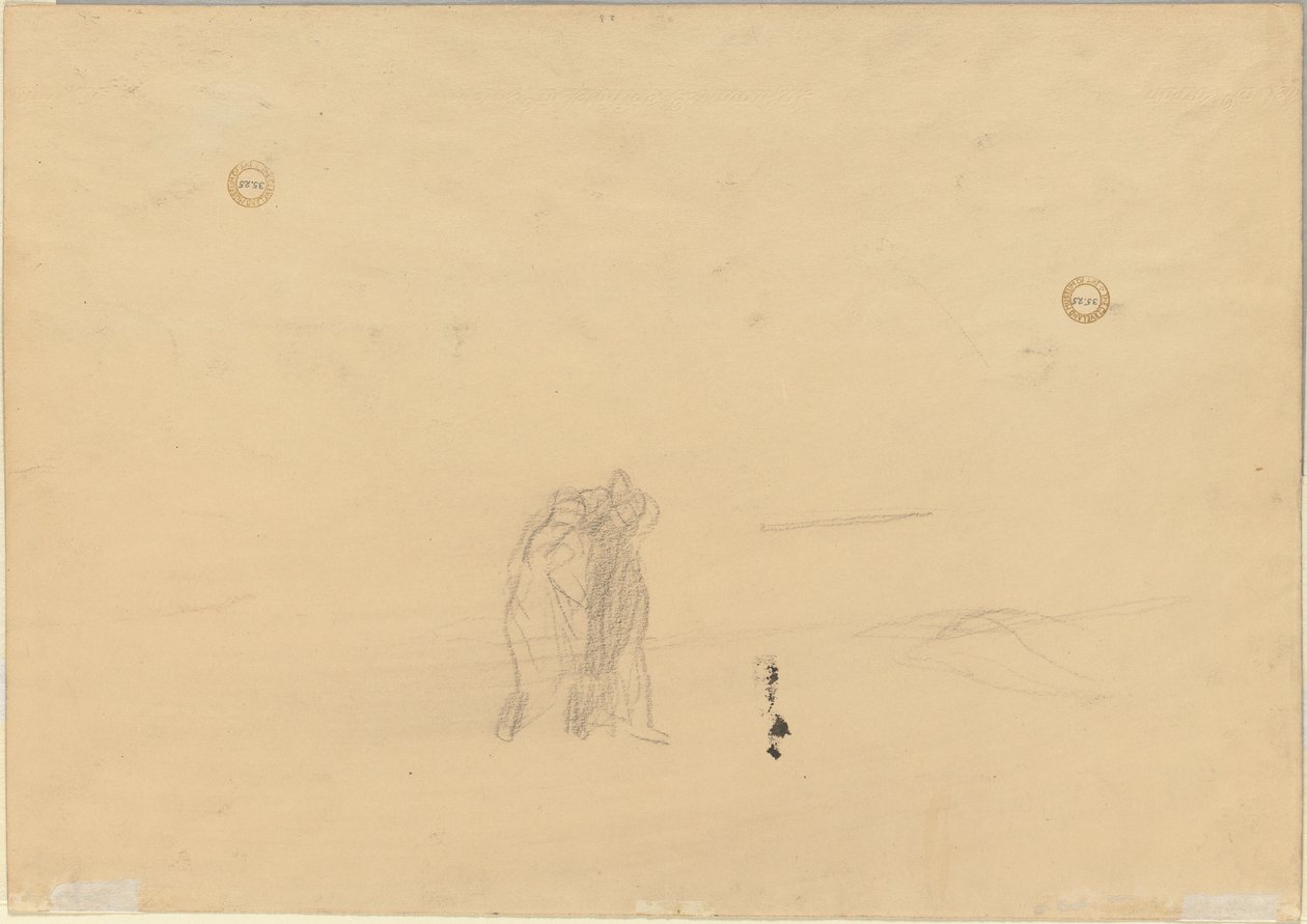 Figuras em uma paisagem (verso) de Jean Louis Forain