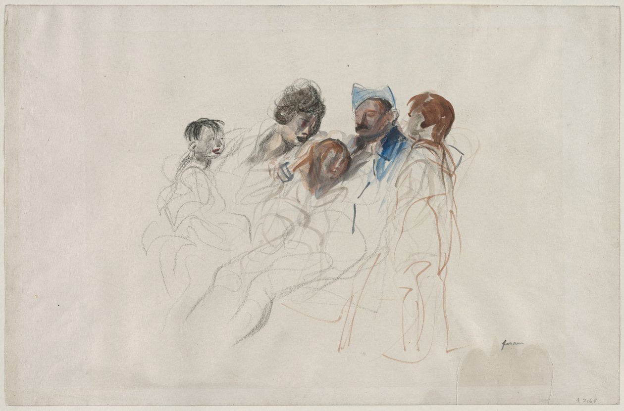 Casa em um Furlough, quarto trimestre de 1800 ou primeiro terceiro de 1900. de Jean Louis Forain