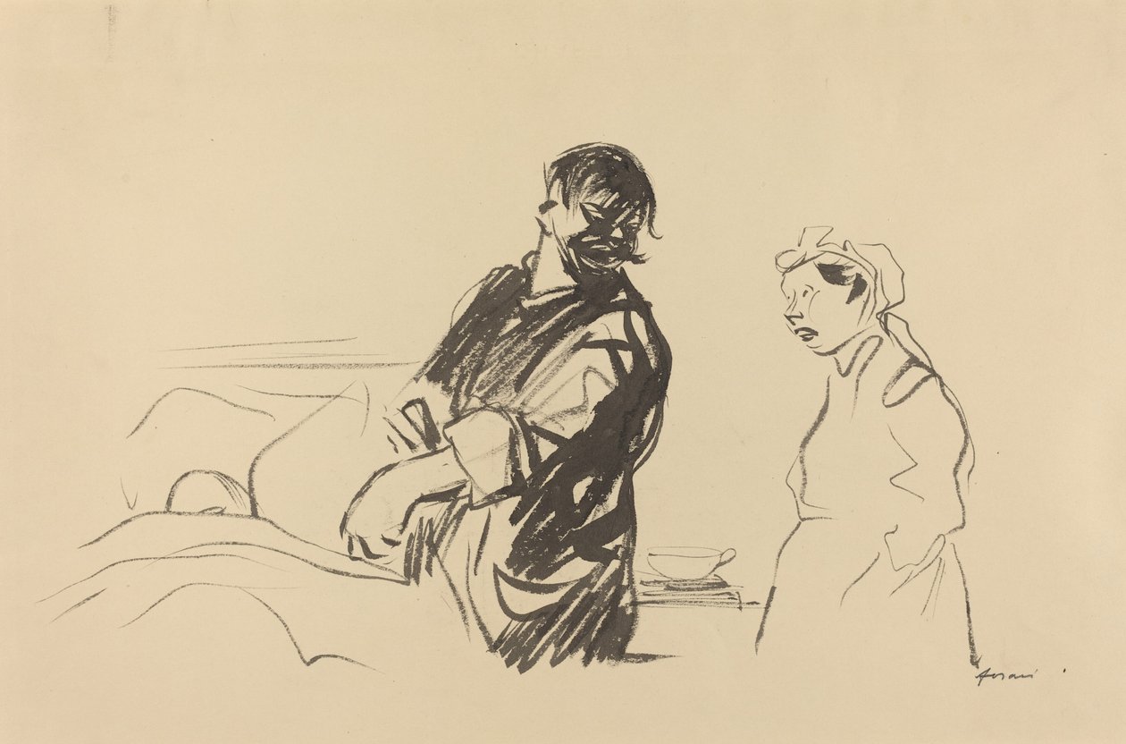 Cena Hospitalar, c. 19141919. de Jean Louis Forain