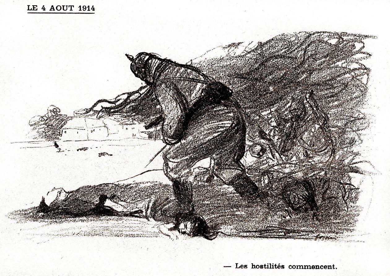 Início das hostilidades de Jean Louis Forain