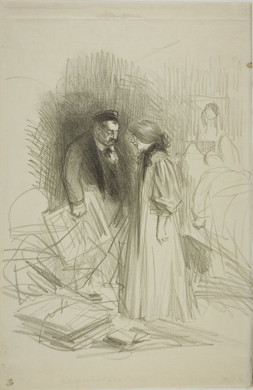 "Não me atrevo ainda a derrubá-los... isso iria magoá-lo demasiado" de Jean Louis Forain