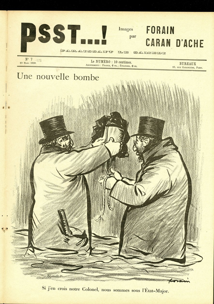 Ilustração de Jean-Louis Forain (1852-1931) em Psst...! de Jean Louis Forain
