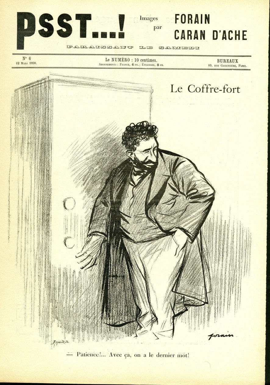 Ilustração de Jean-Louis Forain (1852-1931) em Psst...! de Jean Louis Forain