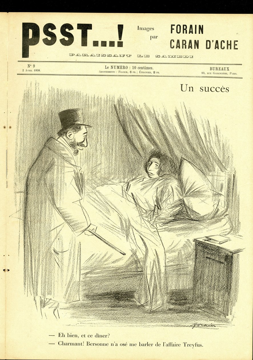 Ilustração de Jean-Louis Forain (1852-1931) em Psst...! de Jean Louis Forain
