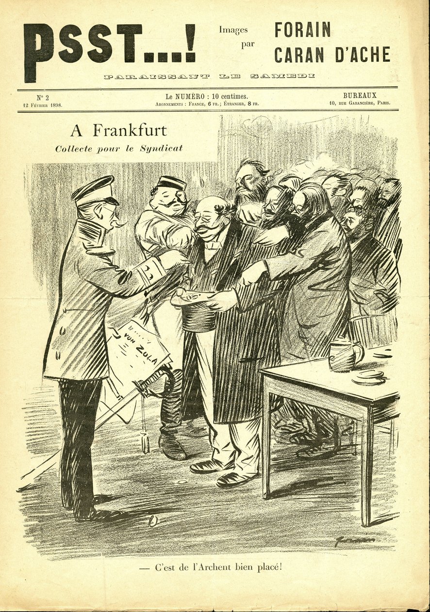 Ilustração de Jean-Louis Forain (1852-1931) em Psst...! de Jean Louis Forain