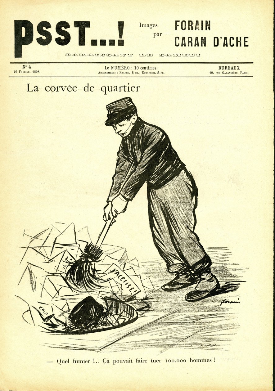 Ilustração de Jean-Louis Forain (1852-1931) em Psst...! de Jean-Louis Forain