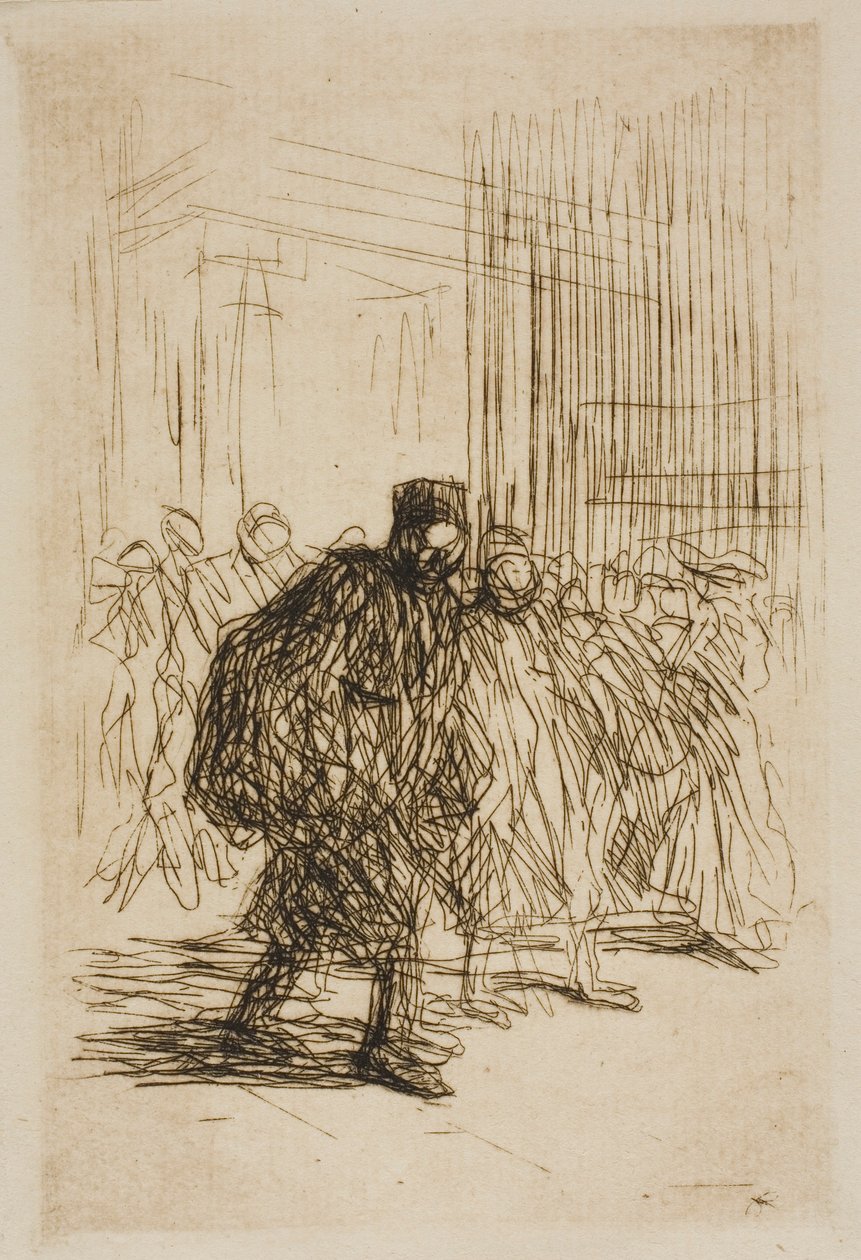 Nos corredores do Palácio da Justiça de Jean Louis Forain