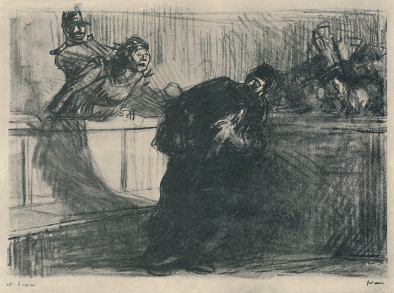 LAvocat envolvido, 1919 de Jean Louis Forain