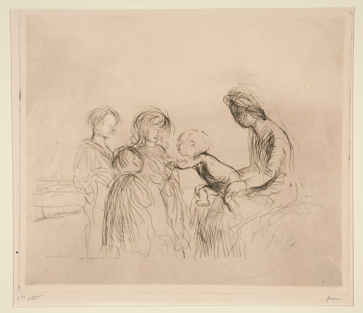 A Madonna e as Crianças de Jean Louis Forain
