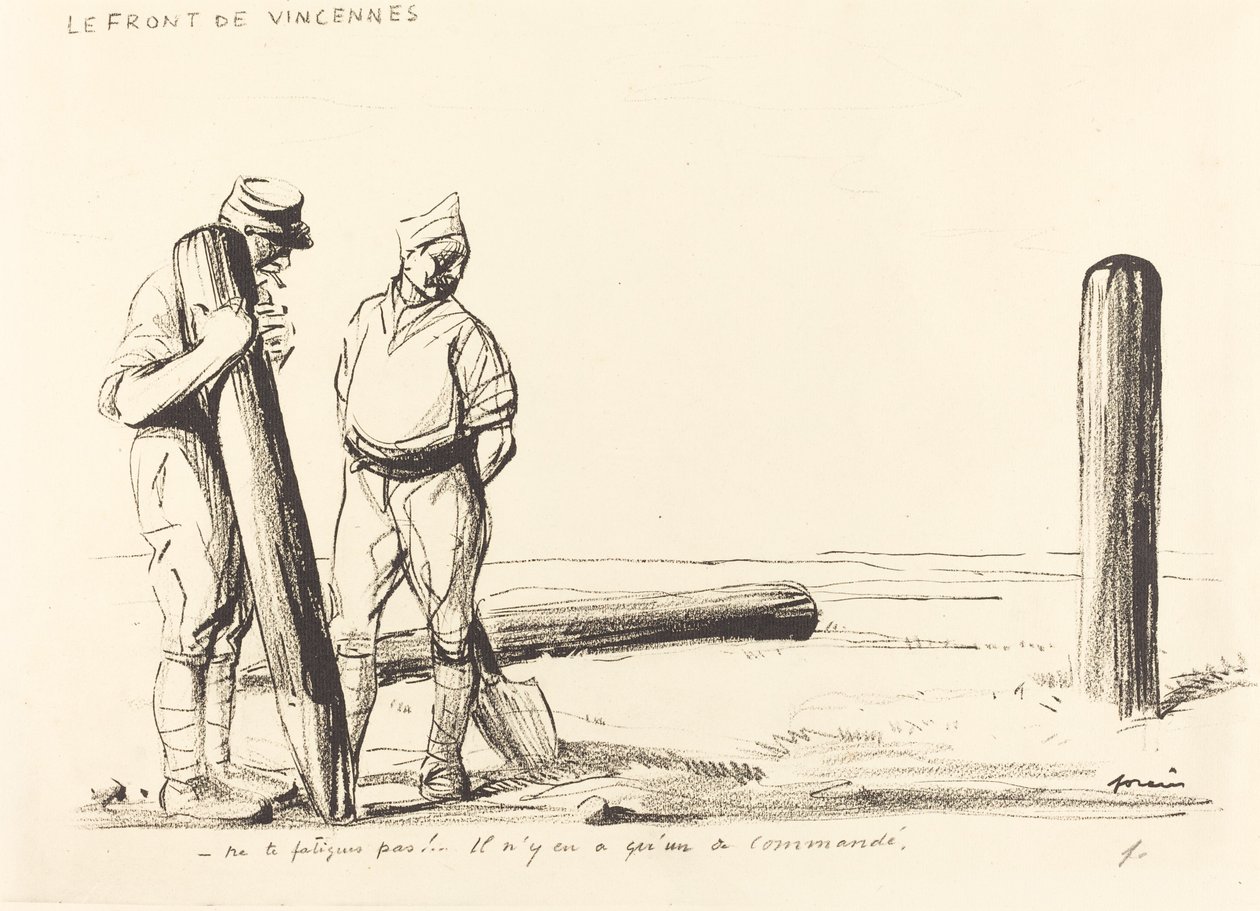 A Frente de Vincennes de Jean Louis Forain