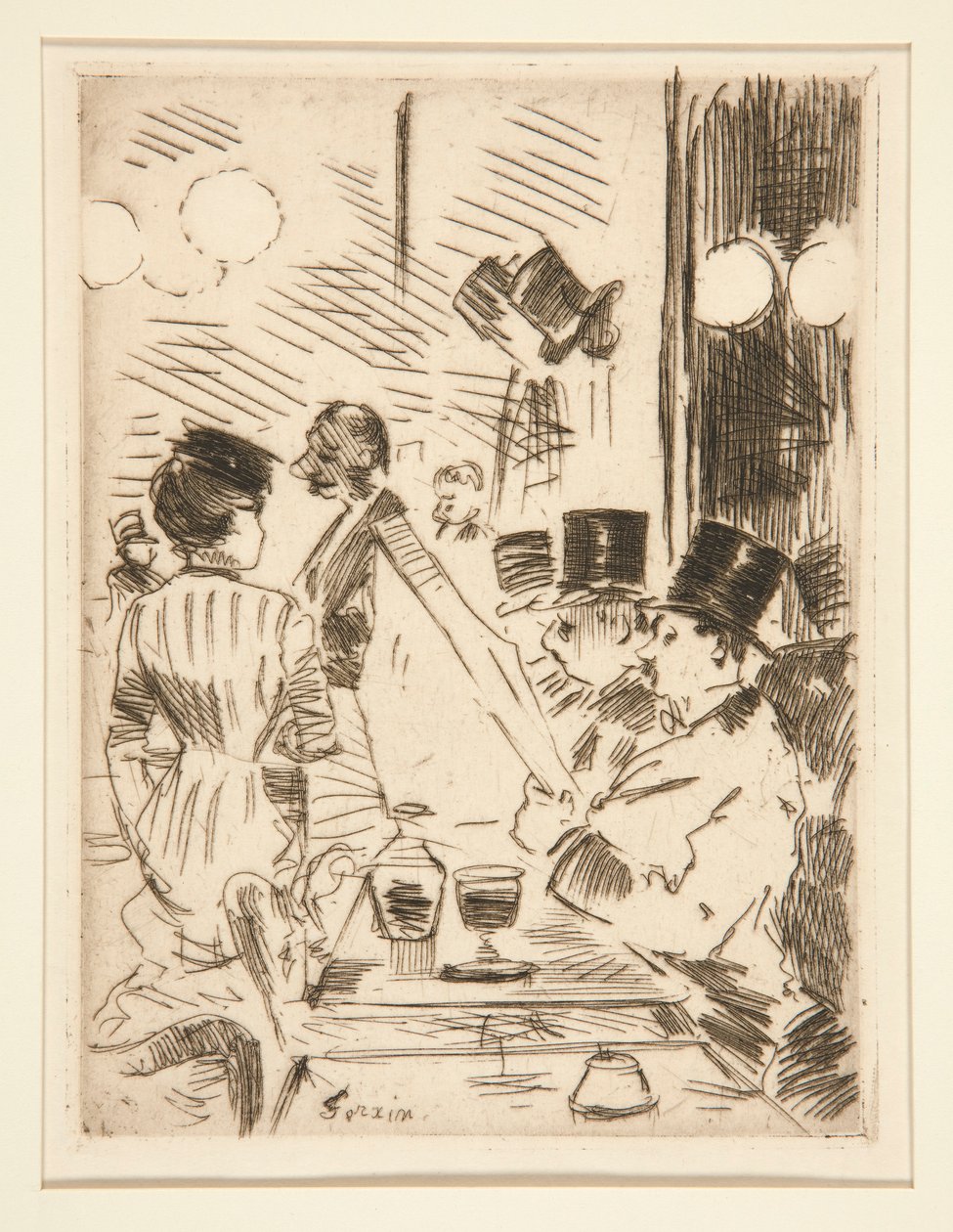 O café da nova Atenas de Jean Louis Forain