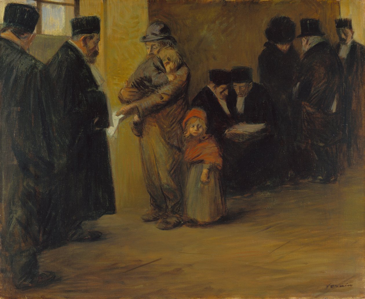Assistência jurídica, 1900s-1910s de Jean Louis Forain