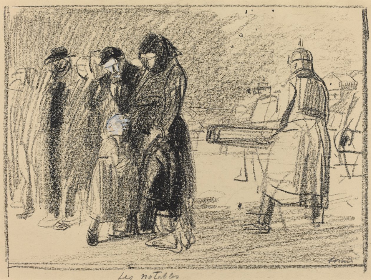 Les notables, c. 19141919. de Jean Louis Forain