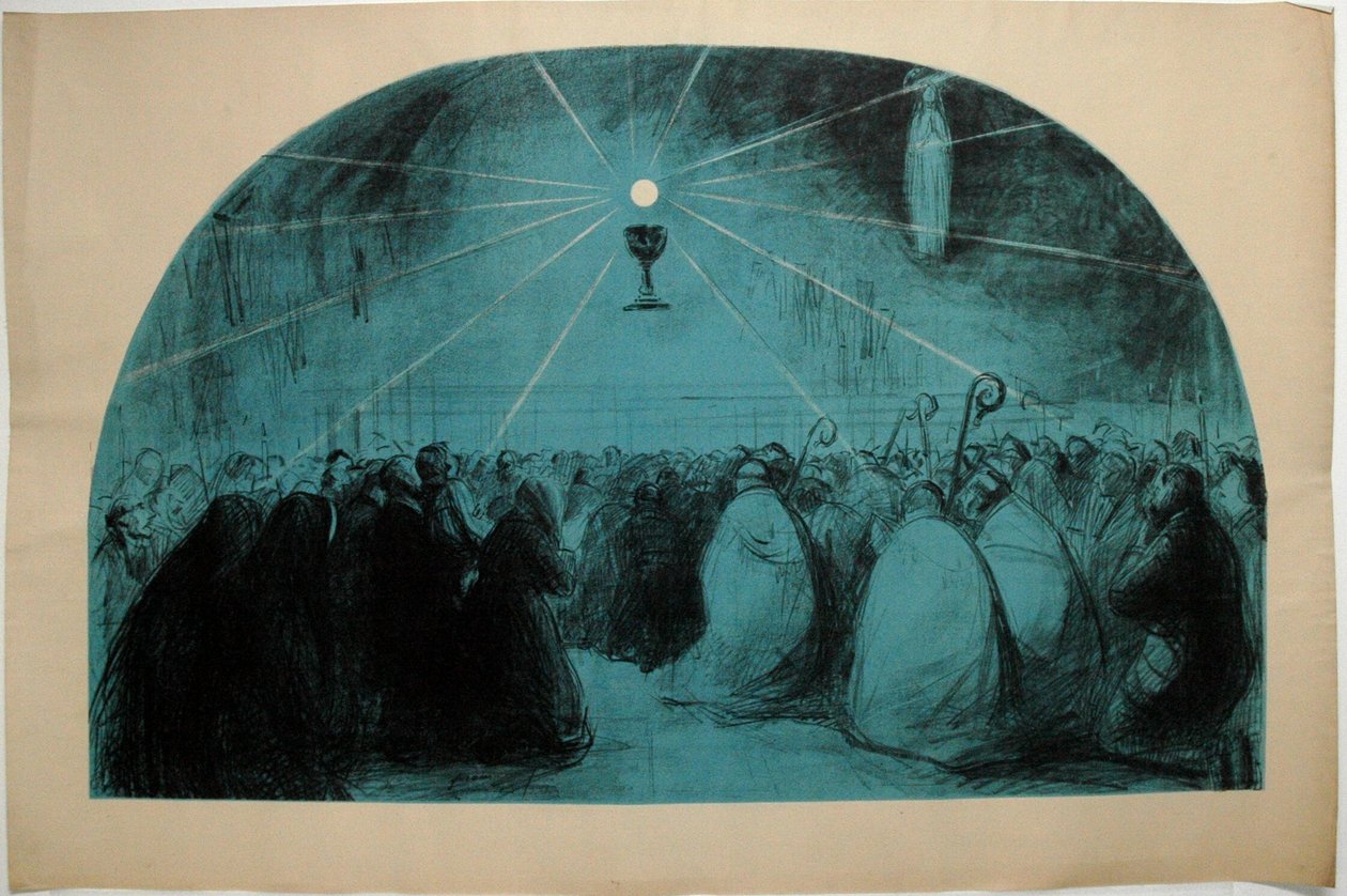 Lourdes, 1914, 25º Congresso Eucarístico Internacional de Jean Louis Forain