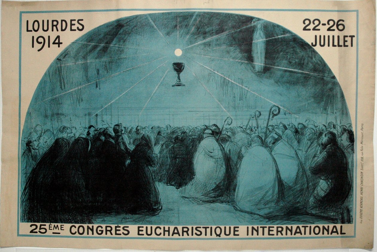 Lourdes, 1914, 25º Congresso Eucarístico Internacional de Jean Louis Forain