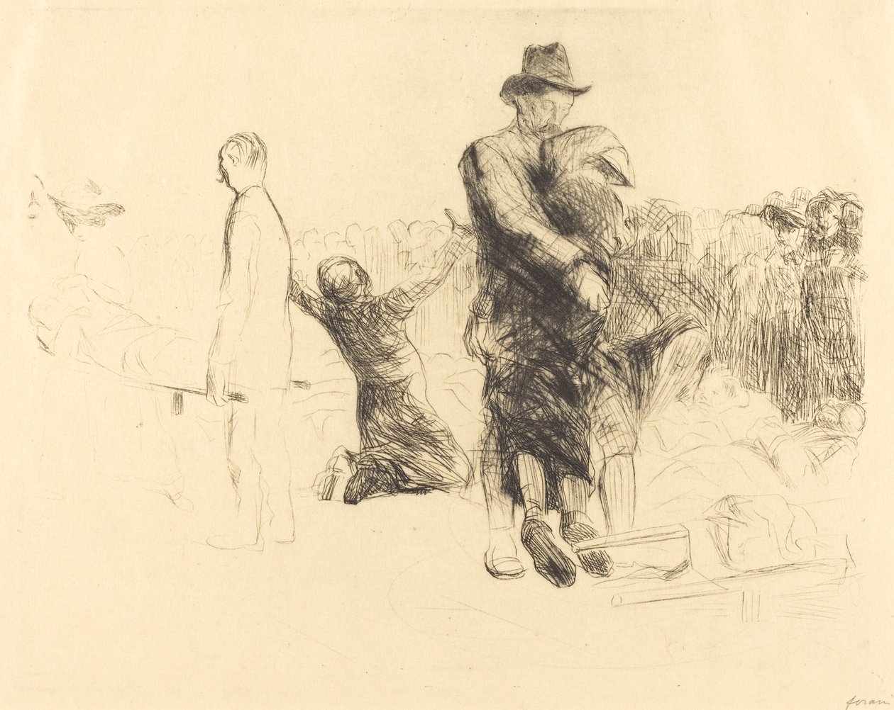 Lourdes, Transporte de Paralíticos de Jean Louis Forain