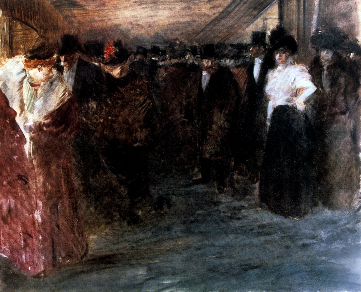 Auditório, 1895-1896 de Jean Louis Forain