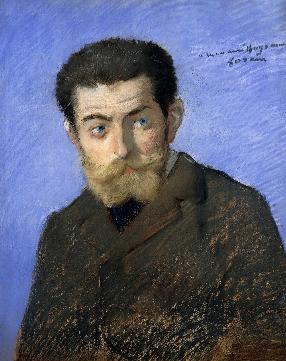 Retrato de Joris Karl Huysmans, pseudônimo de Charles-Marie-Georges Huysmans (Paris de Jean Louis Forain