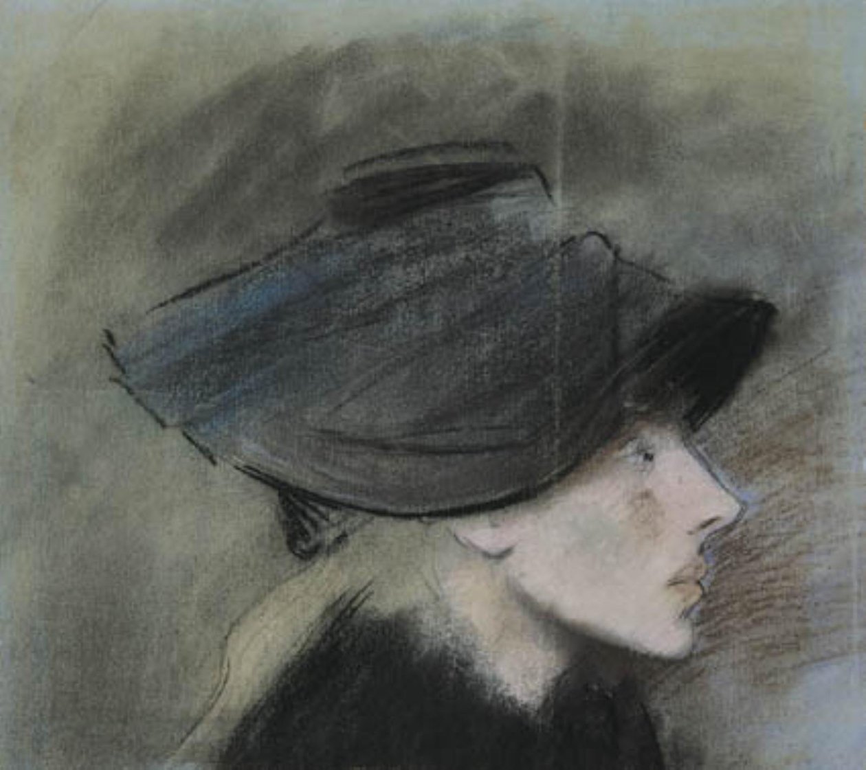 Retrato da cantora de cabaré Valéry Roumy de Jean Louis Forain