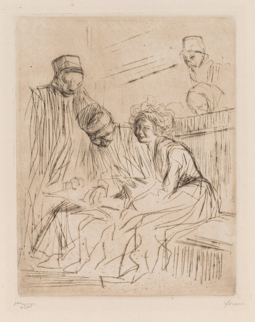 Leitura do sumário do advogado de Jean Louis Forain