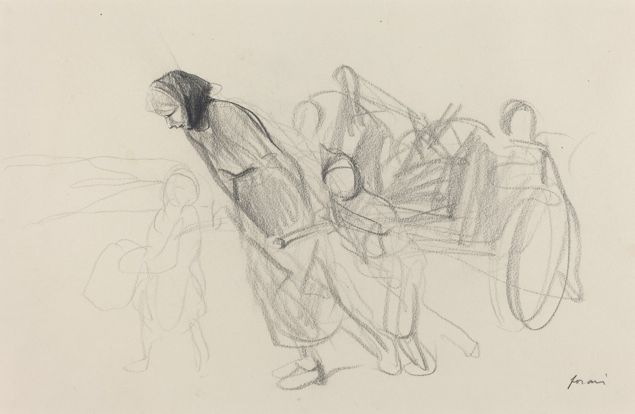 Refugiados, c. 19141919. de Jean Louis Forain