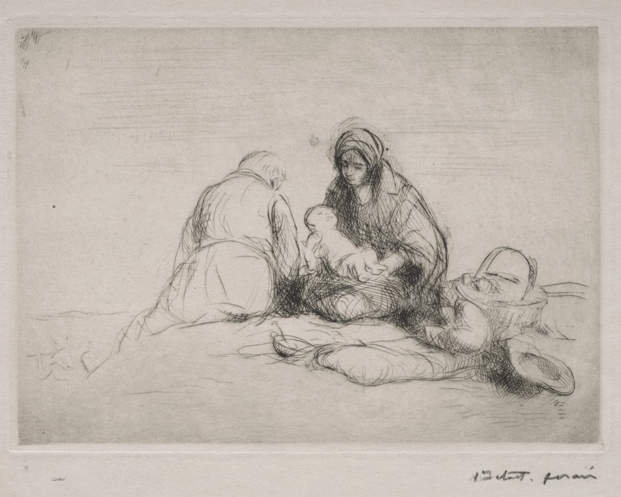 Descanse na fuga para o Egito de Jean Louis Forain