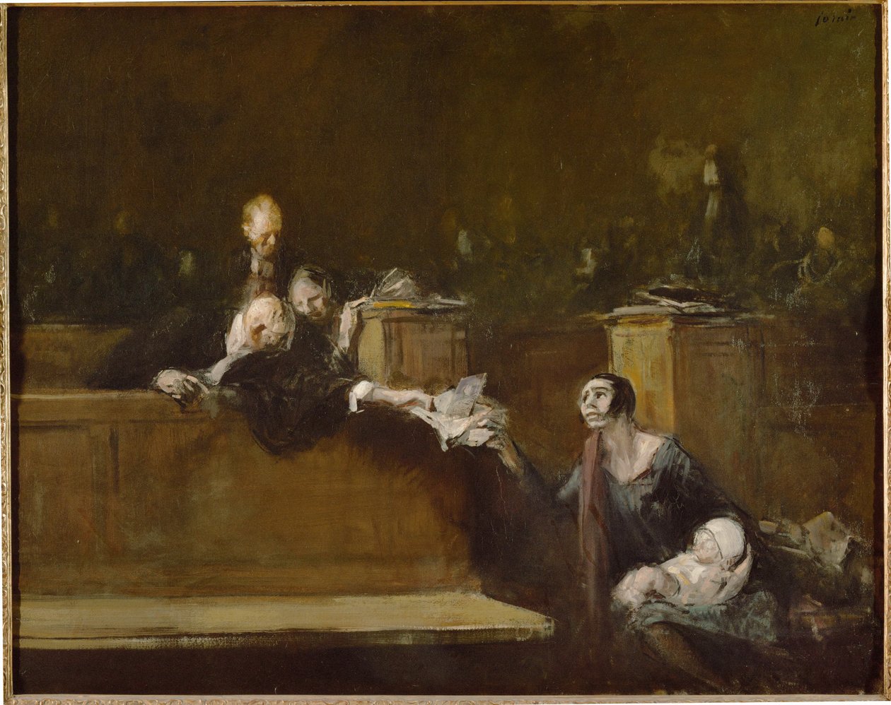 Cenas do tribunal ... de Jean Louis Forain