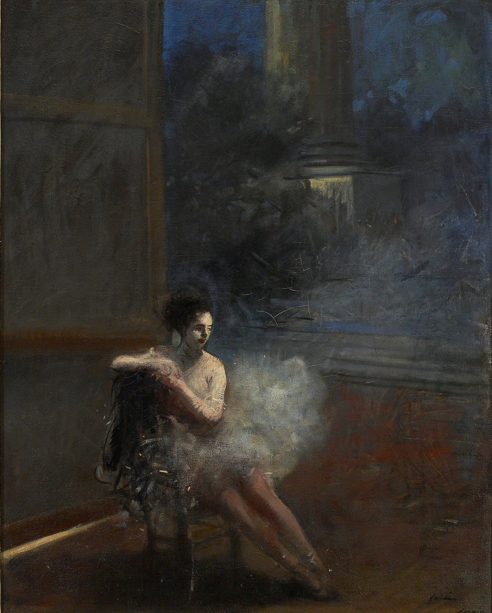 Dançarino sentado, século 19-20 de Jean Louis Forain