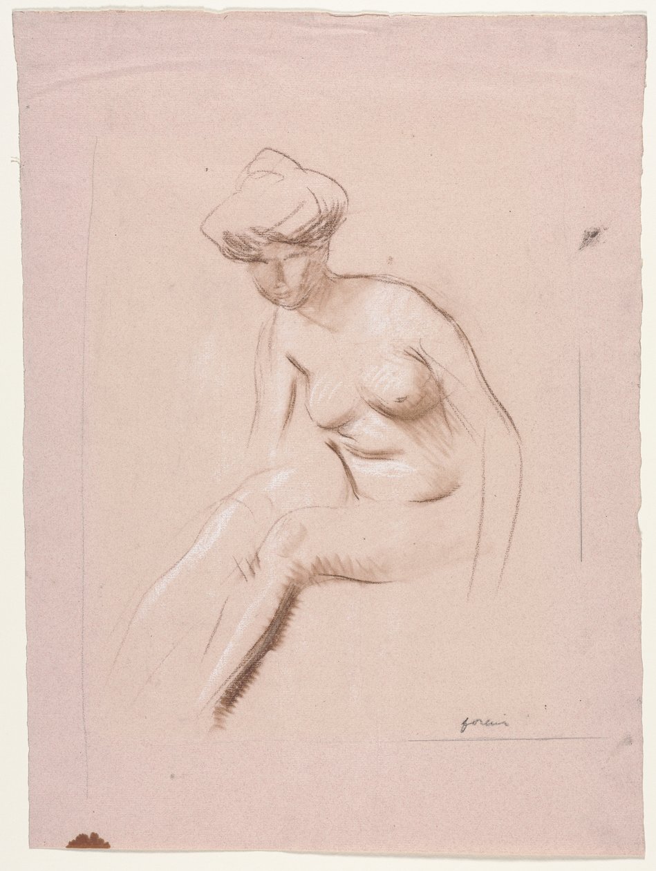 Nu sentado de Jean Louis Forain