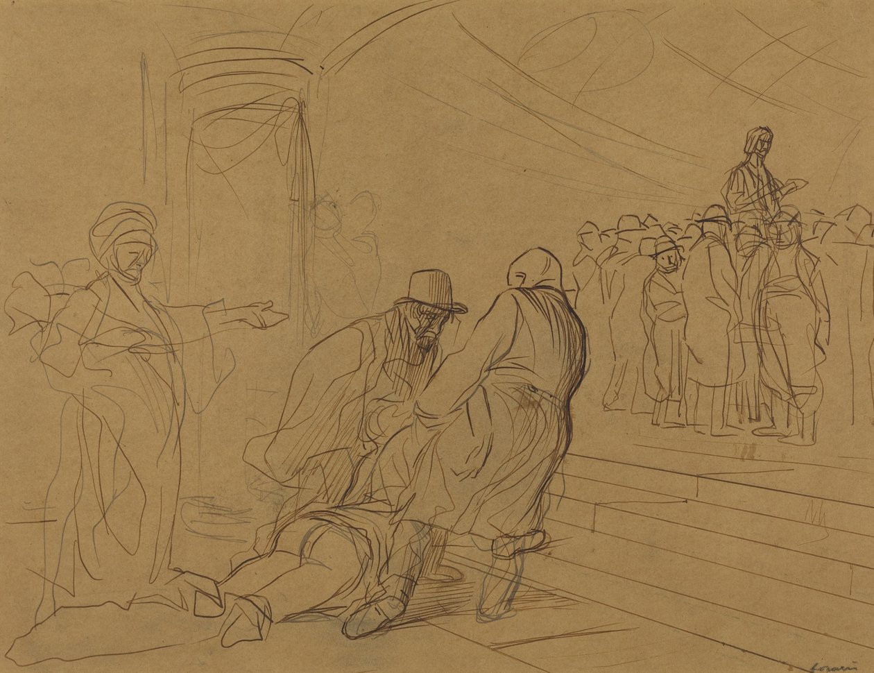 A Adúltera, c. 1910. de Jean Louis Forain