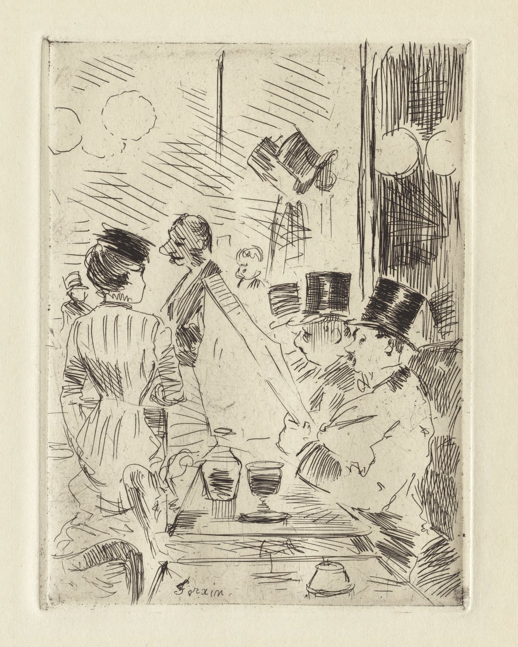 O Café da Nova Atenas de Jean Louis Forain