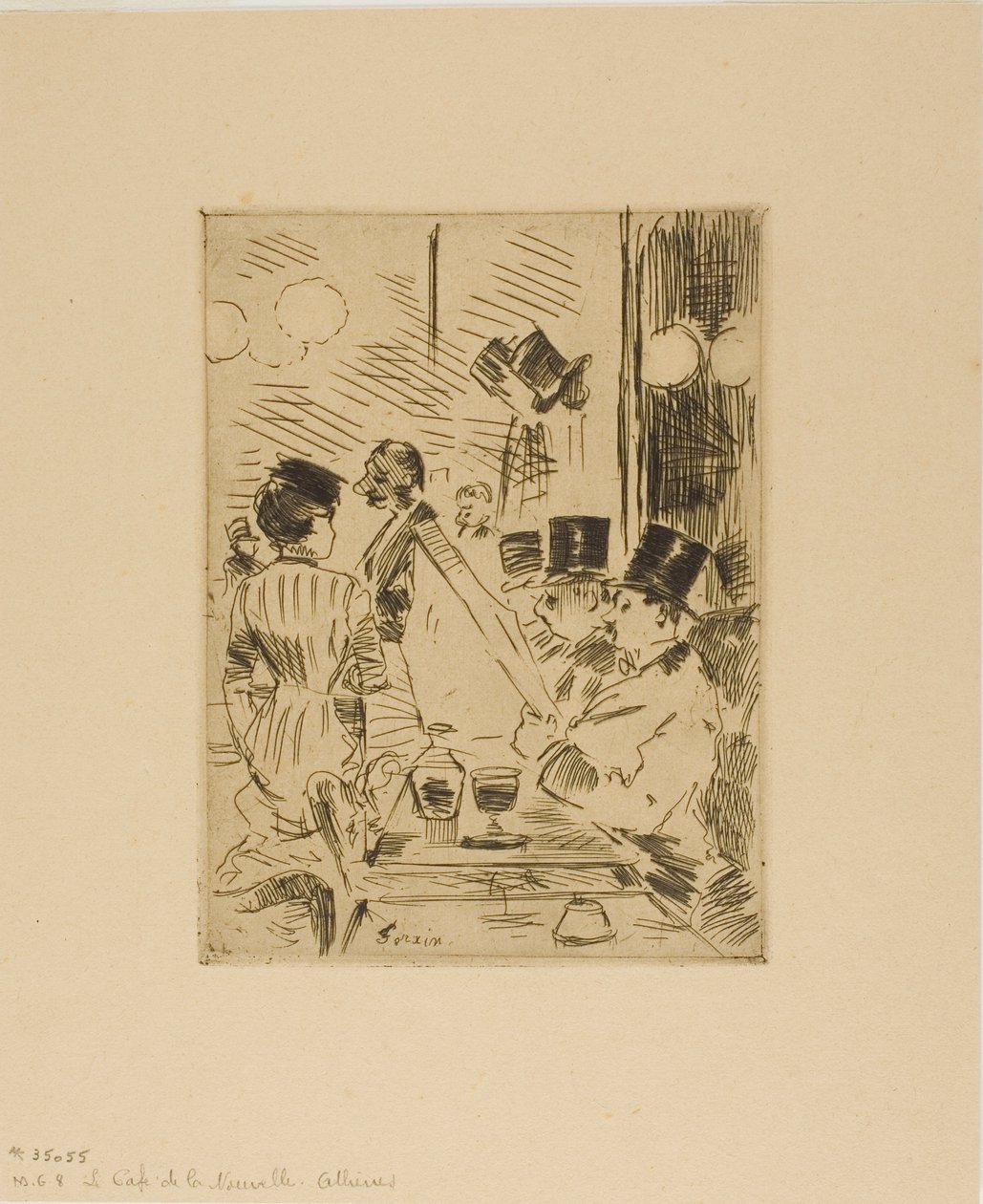 O Café da Nova Atenas de Jean Louis Forain