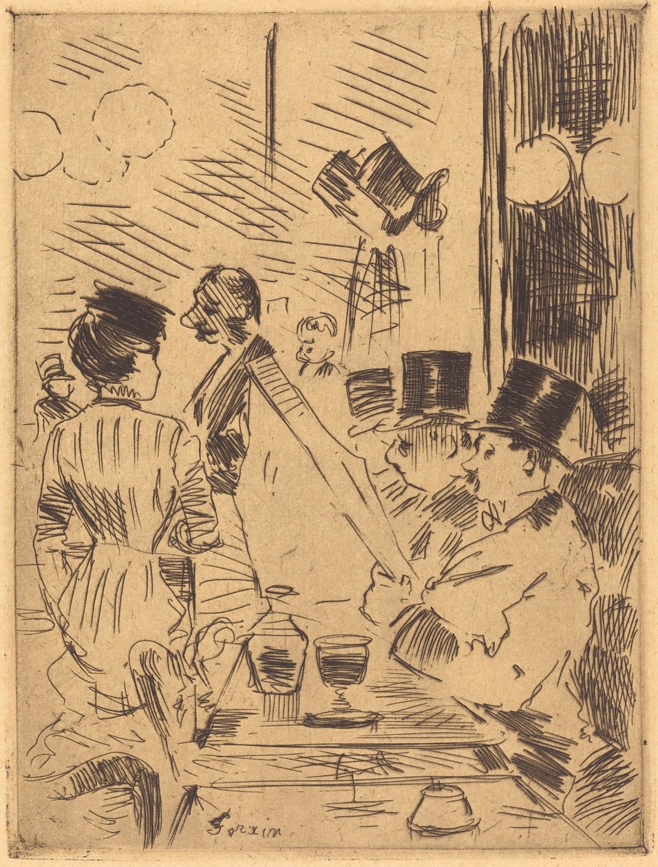 O Café da Nova Atenas de Jean Louis Forain
