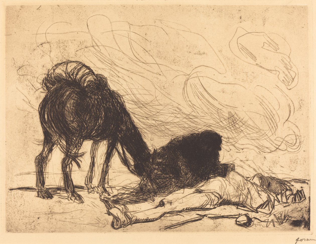 O Bom Samaritano de Jean Louis Forain