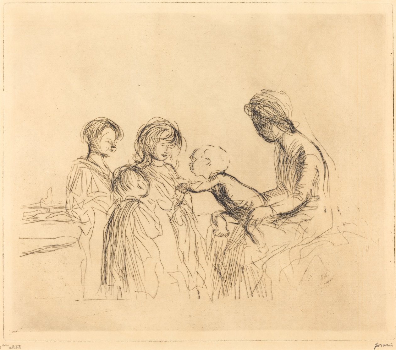 A Madona e as Crianças de Jean Louis Forain